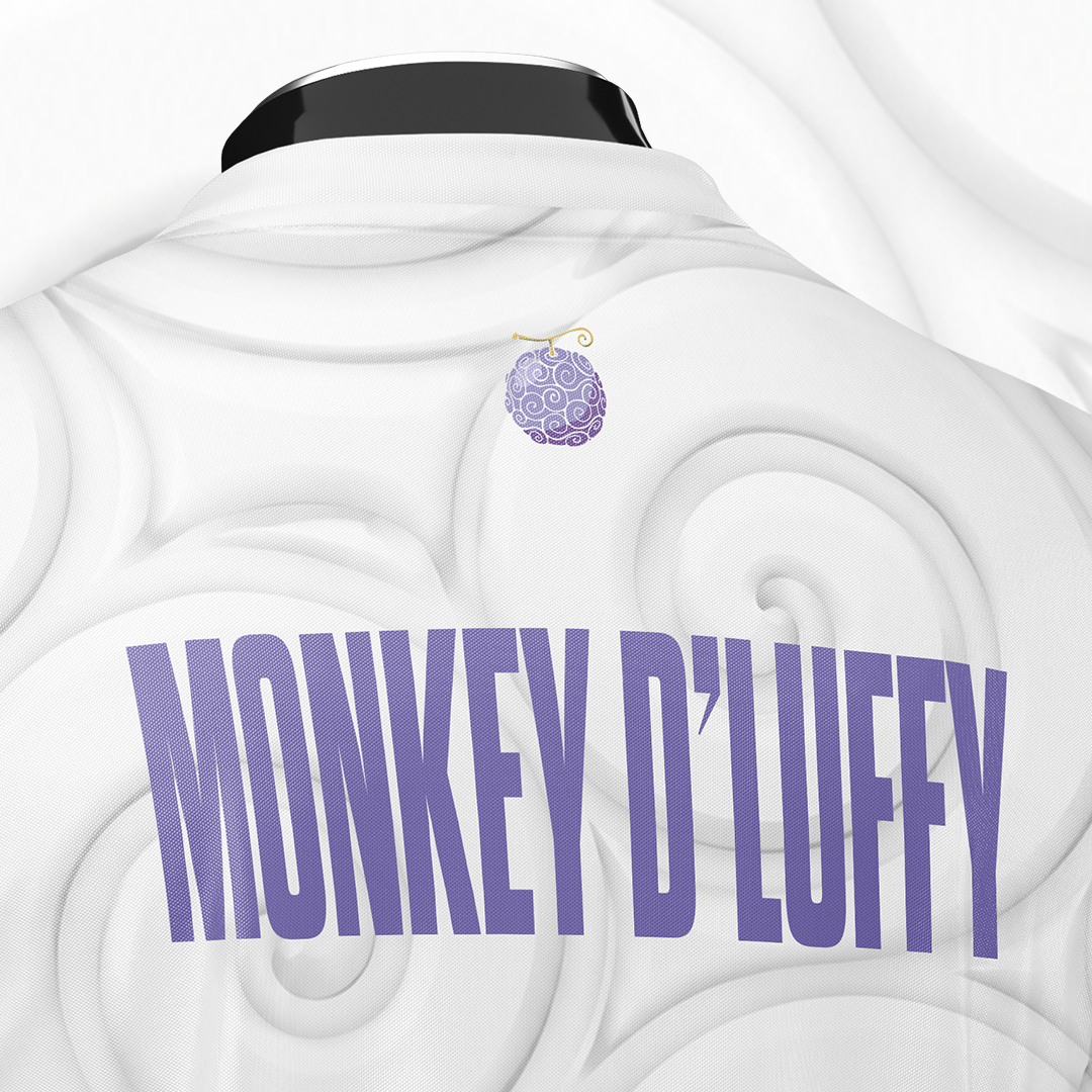 Maillot Luffy Nika — Gear 5 | BLANC | Édition Limitée