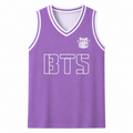 BTS Purple Basketball Jersey Fan Made Arirang  World Tour 2026 Kpop ARMY Merch