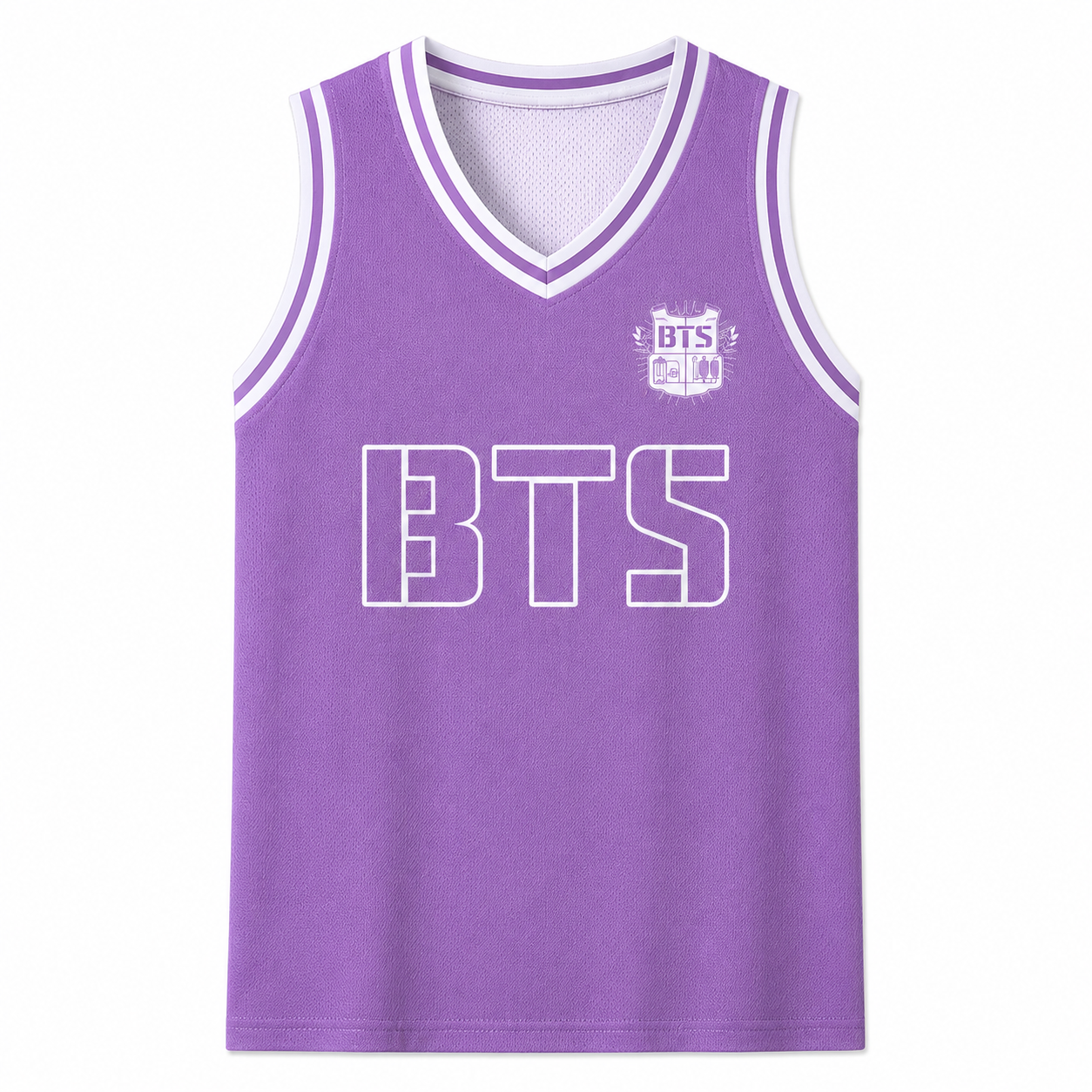 BTS Purple Basketball Jersey Fan Made Arirang  World Tour 2026 Kpop ARMY Merch