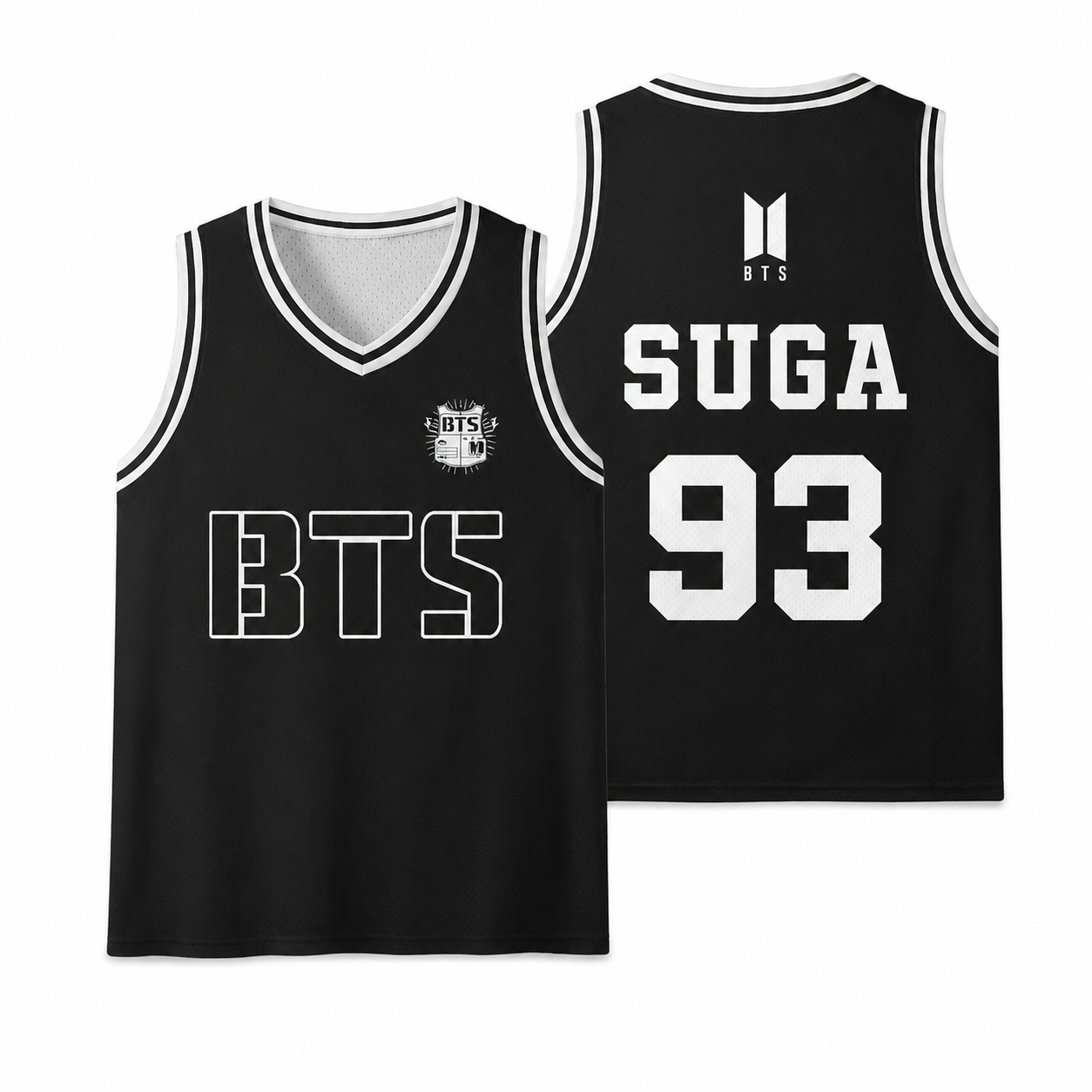 BTS Black Basketball Jersey Fan Made Arirang 2026 Kpop ARMY Merch