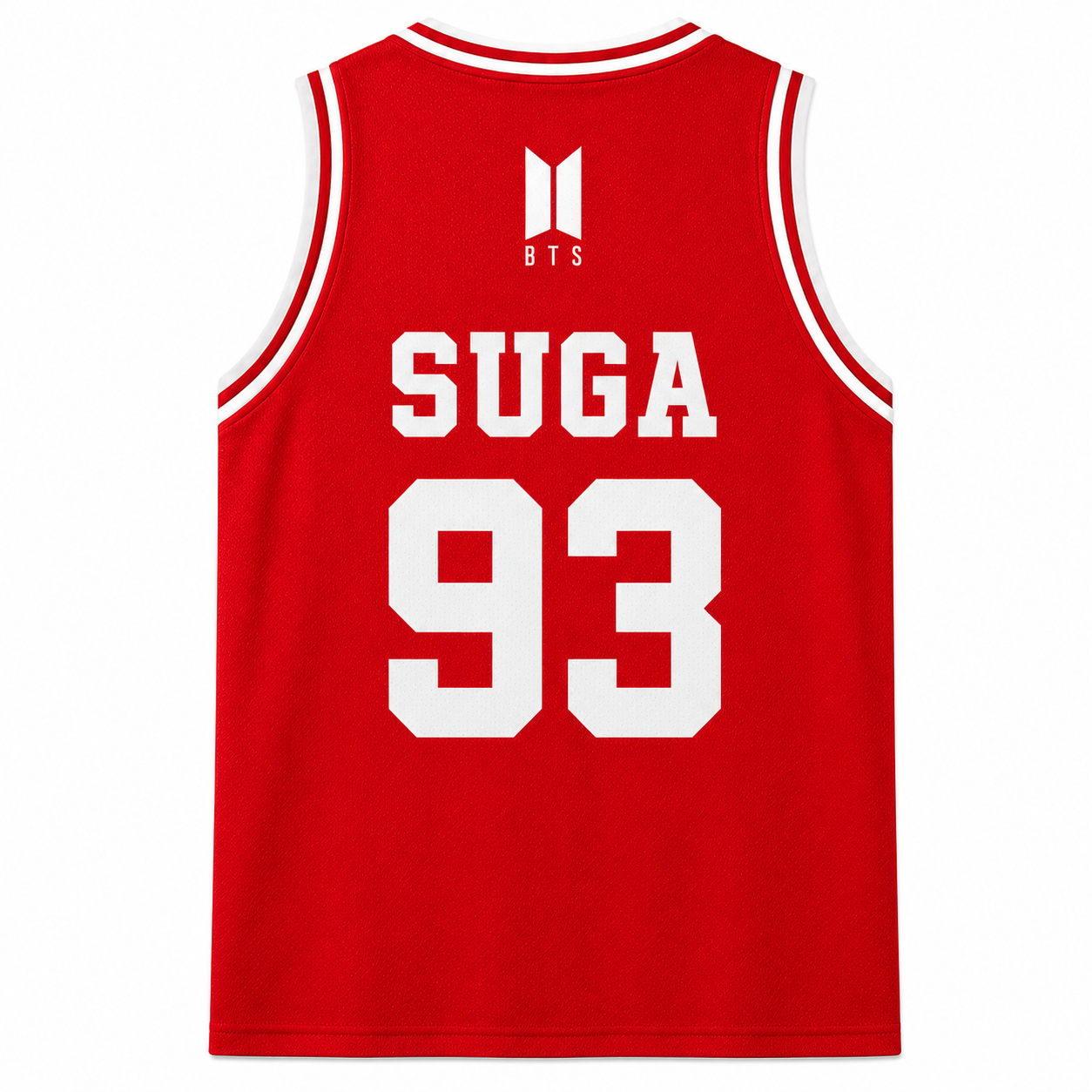 BTS Red Basketball Jersey Fan Made Arirang  World Tour 2026 Kpop ARMY Merch Custom Name Number