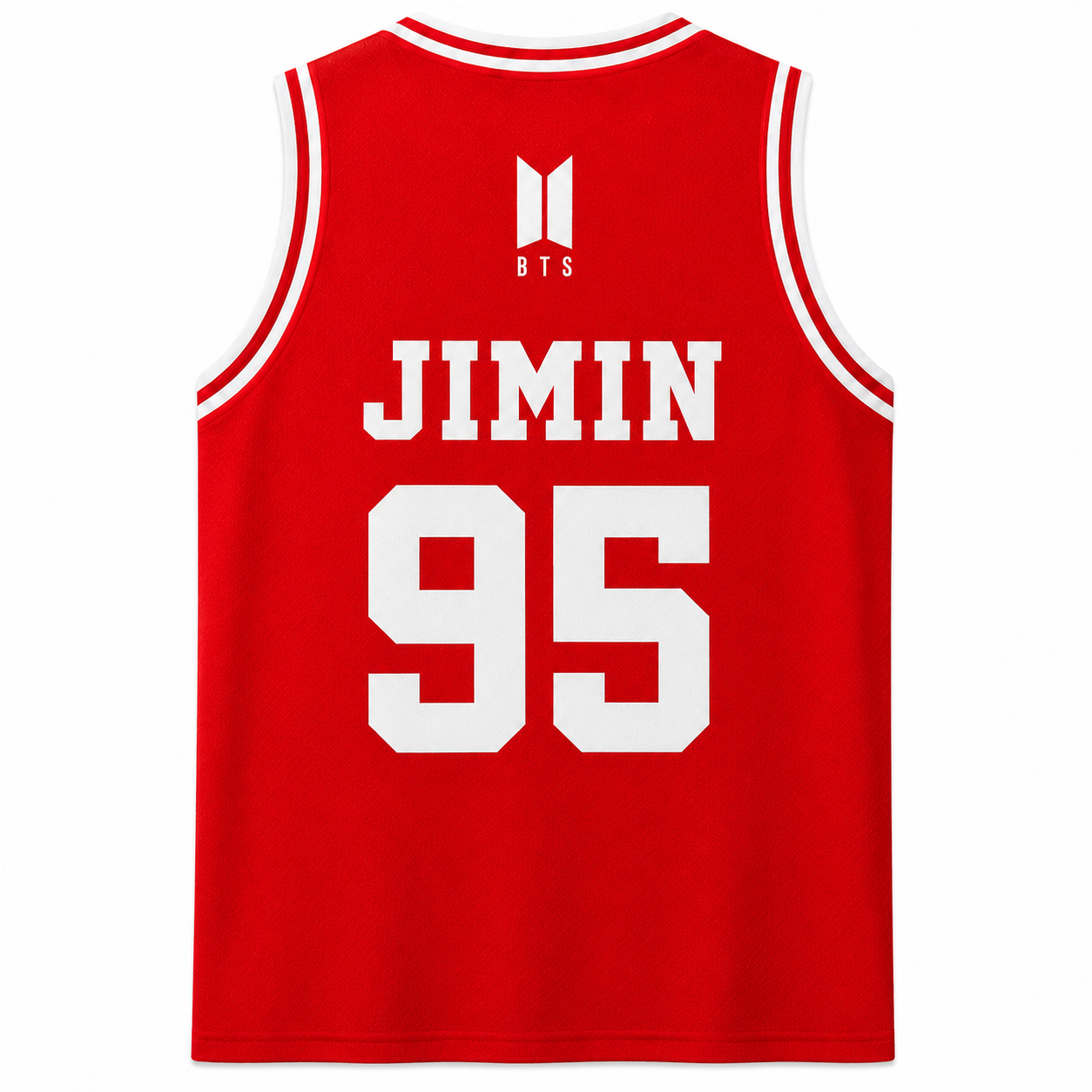 BTS Red Basketball Jersey Fan Made Arirang  World Tour 2026 Kpop ARMY Merch Custom Name Number